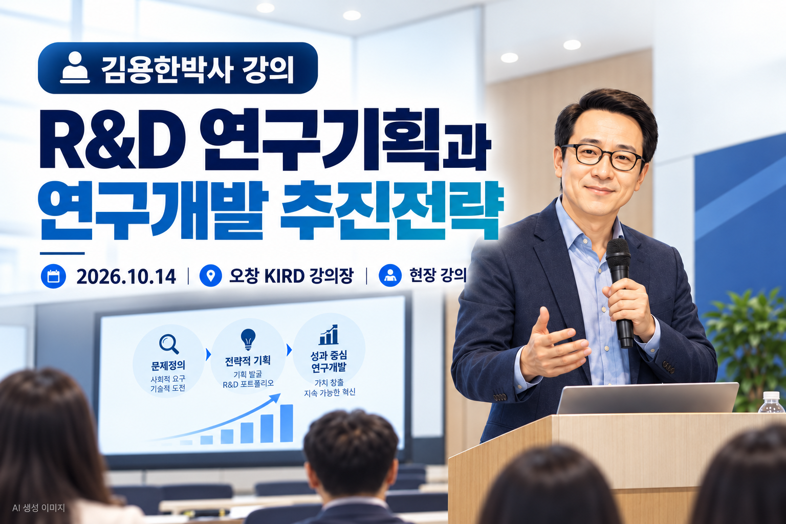 (김용한박사_강의) R&D 성공의 출발점은 기술이 아니라 기획이다! KIRD 연구기획과 연구개발 추진전략 강의
